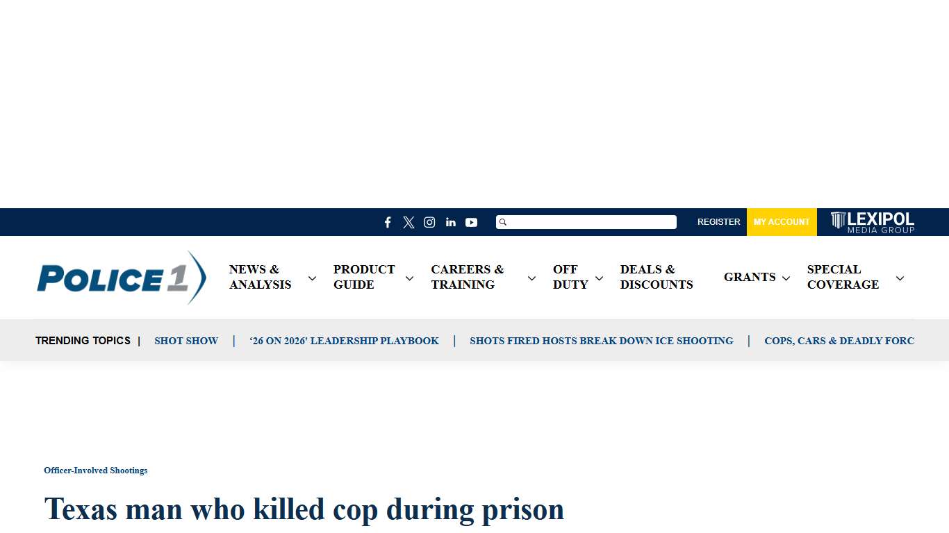 Texas man who killed cop during prison escape set to die